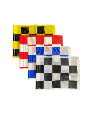 Fanion tubulaire à damier